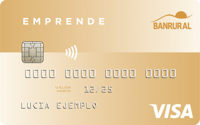 Visa Mujer Emprende Banrural — Banrural