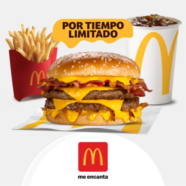 McDonald's Bacon Cheddar McMelt Limitado_W